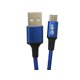 thumbnail image 2 of Cable GHIA de USB A Ma Micro USB B M , 1m, Nylon, Color Azul. Ghia GAC-191A, 2 of 2