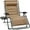 Beige, variant on Oversized Padded Zero Gravity Chair, Folding Outdoor Patio Recliner, XL Anti Gravity Lounger for Backyard w/Headrest, Cup Holder, Side Tray, Polyester Mesh - Burgundy