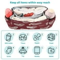 thumbnail image 4 of DIXRUYEE Stroller Organizer Heartfelt Whispers Printed, 4 of 7