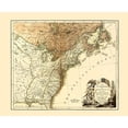 thumbnail image 3 of Wallis 18x15 Black Modern Framed Museum Art Print Titled - United States of America - Wallis 1783, 3 of 5