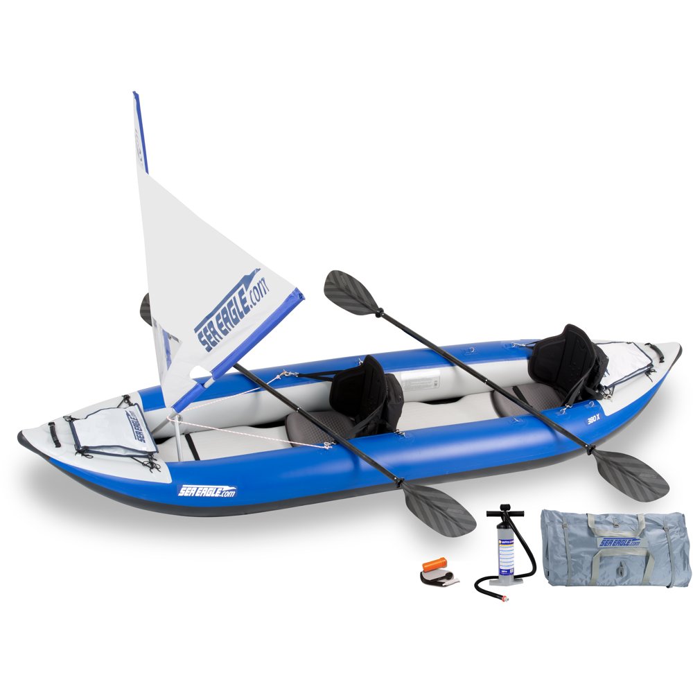 Sea Eagle 380X Explorer Inflatable Kayak QuikSail Package