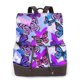 thumbnail image 1 of Disketp Flying Butterflies Mochila de Cuero para Mujer, Bolso de Espalda Antirrobo con Estilo para Viaje, Trabajo y Uso Diario, 1 of 4