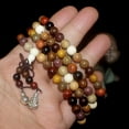thumbnail image 2 of 108 Pcs Beads Tibetan Buddhist Prayer Bracelets Buddha Wooden Charm Bracelet Bangle DIY Jewelry, 2 of 6
