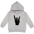 thumbnail image 2 of Inktastic Rocker Horns Toddler Hoodie, 2 of 4