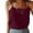Red, variant on Tank Tops for Women Basic Sling Solid Color Casual Summer Loose Sleeveless Camisole Crewneck Lace Splicing Tank Tops Tees Shirts (Green,XXXL)