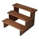 thumbnail image 5 of Estante de exhibición de madera con elevador, organizador, duradero, de sobremesa, portátil, para exhibir 3 capas 20cm, 5 of 9