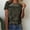 Velvet tops-Army Green, variant on Spring Tops for Women Clothes under $5.00 Women's Crew Neck Velvet Tops Short Sleeve T-Shirt Casual Fashion Blouse/Black S