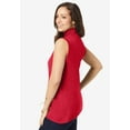 thumbnail image 3 of Jessica London Women's Plus Size Fine Gauge Mockneck Sweater, 3 of 3