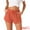 Orange Red, variant on DARING DIVA Women's Soft Stretchy Drawstring Lounge Shorts XS White