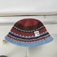 thumbnail image 4 of Handmade Bucket Hat Elegant Colorful Decorated Cloches Style for Women Party Simple Hat Cloche Lady Knitted Bucket Hat crushed rice, 4 of 4