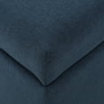 thumbnail image 5 of Pouf de Rangement Carlyle en Tissu Bleu Foncé, 5 of 5