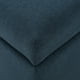 Pouf de Rangement Carlyle en Tissu Bleu Foncé – image 5 sur 5