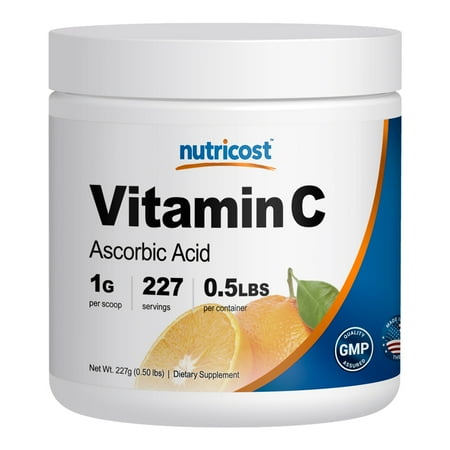 nutricost pure ascorbic acid powder (vitamin c) .5