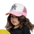 thumbnail image 3 of PAYOHTO Kids Cute Panda Wearing Gold Necklace & Glasses Baseball Hat Back Adjustable Mesh Breathable Hats Pink Trucker Cap Outdoor Fishing Sun Caps for Boys or Girls ages 4-10, 3 of 9
