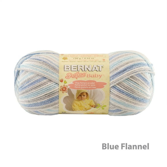 "Bernat® Fil Softee® Baby™, Acrylique #3 DK, 4,25 Oz/120 G, 310 Yards"