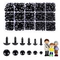 thumbnail image 1 of Ojos de seguridad Cumkluu para amigurumi 6-14 mm 350 PCS, 1 of 3