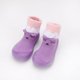 thumbnail image 1 of Zapatos de primeros pasos para bebé, niño y niña, calcetines de suela de goma suave con animales de dibujos animados, botines antideslizantes de punto, 1 of 4