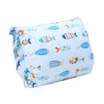 thumbnail image 2 of Almohada de lactancia para bebé, almohada multifunción para lactancia materna, soporte para bebé, pez pequeño azul, 2 of 9