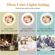 thumbnail image 3 of Espejo de maquillaje GURUN, luz LED recargable con aumento de 10x, 3 of 7