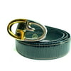 Gucci Lizard Brown Bicolor Belt 7g616