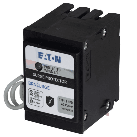 Eaton BRNSURGE Type BR Circuit Breaker Surge Protective Device, 2-Pole 18kA