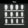 thumbnail image 3 of 24Pcs Ballerina Pure Color Matte Coffin Nails Full Cover Medium False Gel Frosted Press On Nails Artificial Nails Art Tips Sets, 3 of 4