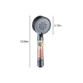 thumbnail image 3 of High-Pressure Handheld Shower Head with Turbo Spray - for Low Water Pressure & Easy Installation, 3 of 6