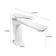 thumbnail image 4 of Grifo frío y caliente para baño de cobre White Art, 4 of 5