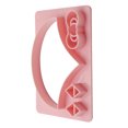thumbnail image 2 of Molde de plástico para pasteles y muffins para hacer pasteles de luna, chocolates y tartas creativos: molde para hornear con forma de animalito de color rosa, 2 of 6