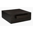thumbnail image 3 of Flagstaff 2-Drawer Square Cocktail Table in Modern Barista Brown on Solid Wood, 3 of 4