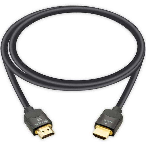 8K HDMI Cable, 3.3 ft, Premium Ultra High-Speed with 48 Gb/S Bandwidth, HDMI Cable Cord with Triple-Layer Shielding, Ideal for UHD Home Theater and Professional Video Setups by Kopul