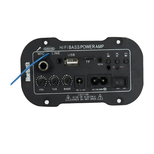 AMPLIFICADOR de del Bajo del coche de 220V amplificador de la broadcast /reproductor USB DIY para el del coche