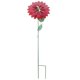 thumbnail image 2 of Rosy Iron Flower Garden Decoration for Outdoor Yard Pathway Accents Lifelike 7 Inch, 2 of 5