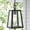 Black/Clear, variant on JONATHAN Y Glendale 6.75" 1-Light Farmhouse Industrial Iron/Glass Outdoor LED Pendant, Black/Clear