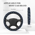 thumbnail image 3 of Fotbe Night Forest Wolf Funda para Volante Universal de 15 pulgadas, Accesorios para Auto para Hombre y Mujer, Protector de Volante Cómodo para SUV y Sedán, 3 of 6