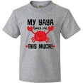 thumbnail image 3 of Inktastic Yaya Loves Me Grandson Gift Youth T-Shirt, 3 of 5