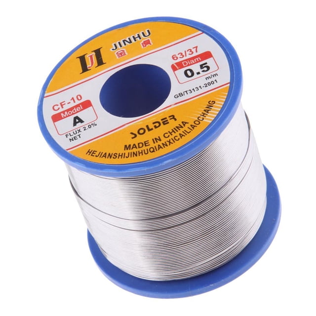 1 pieza de alambre de soldadura de aleación de y estaño con núcleo de colofonia, para soldadura eléctrica y bricolaje 500g 500 g 0.5 mm shamjiam Alambre de soldadura con núcleo de colofonia