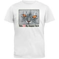 thumbnail image 1 of This is My Happy Face Cat Adult T-Shirt, 1 of 1