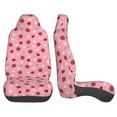 thumbnail image 3 of Sigee Strawberry and Ladybugs for Universal Car Seat Covers, Premium Car Seat Protector Set for Cars, SUVs, Trucks, 3 of 7