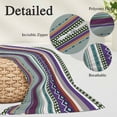thumbnail image 2 of Modern Boho Art Pillow Covers, Linen Long Throw Pillow Case, Colorful Abstract Bohemian Paisley Minimalist Holiday Pillow Protector Decorative Cushion Cover for Living Room/Bedroom 20" x 30", 2 of 8