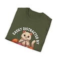 thumbnail image 4 of Distracted By Cats And Yarn Crochet Knitting Crafting Expert Tshirt, 4 of 4