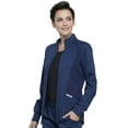 thumbnail image 3 of Cherokee Workwear Revolution Women's Scrubs Jacket Zip Front High-Low WW301, 3 of 7