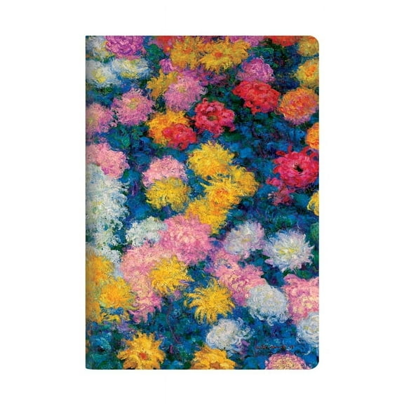 Monet's Chrysanthemums A4 Lined Softcover Cahier, 80pg, 100gsm by Paperblanks (Monet's Chrysanthemums), (Hardcover)