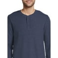 thumbnail image 5 of George Men's Long Sleeve Henley Shirt and Thermal Crewneck Tee, 2-Piece, Sizes XS-5XL, 5 of 6