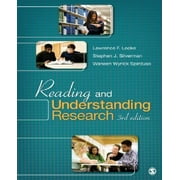 Reading and Understanding Research - 3rd Edition