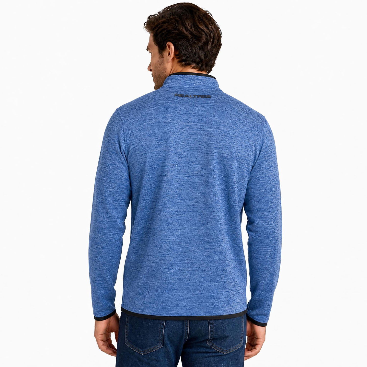 Realtree Men's Fleece Quarter Zip Pullover Sweatshirt, Sizes S-2XL