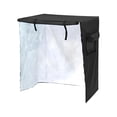 thumbnail image 4 of Jaula de pájaros Cubierta protectora Impermeable Tela Oxford Ligero Lavable Duradero Exterior Universal para jardín Balcón Hogar Periquitos Guacamayo Negro, 4 of 8