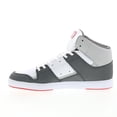 thumbnail image 5 of DC Cure Casual High-Top Skate Shoes Sneakers White/Grey/Red 8.5 D (M), 5 of 8
