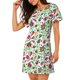 thumbnail image 2 of Fotbe Paisley Bata de Dormir para Mujer con Estampado, Camisón de Algodón de Manga Corta, Ropa de Dormir Casual, 2 of 6