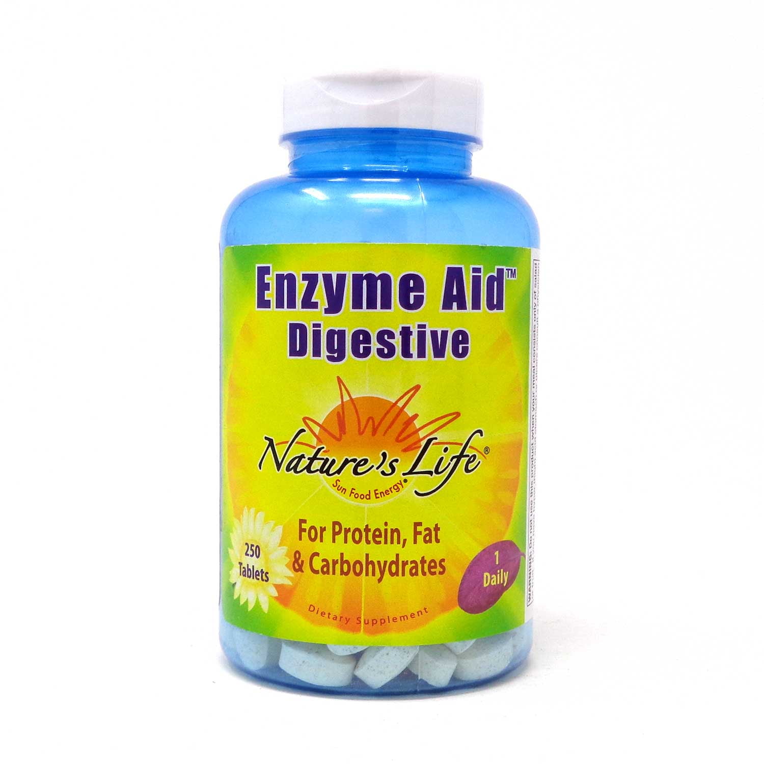 Nature's Life Enzyme Aid Digestive support 250 Tablets